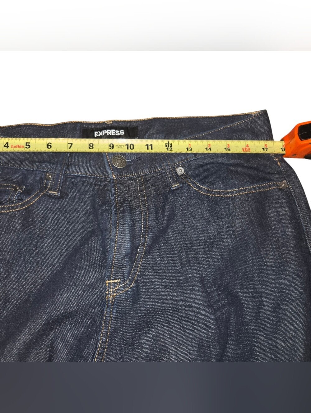 Women’s Dark Blue Straight Leg Jeans - Picture 7 of 14